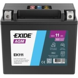 Car battery Exide EK111 12V 11Ah 150A AGM - 1